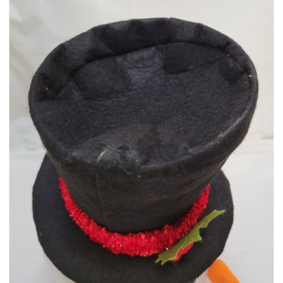 Home Accents Holiday 14.5" Fabric Snowman Head Christmas Tree Topper #TXF2301 - Picture 9 of 16